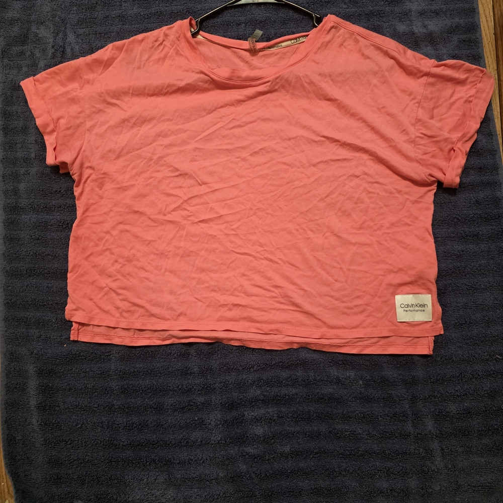 Calvin Klein Coral Short Sleeve Tee